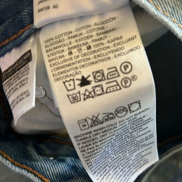 Levi's® 511 Cut Off Jean Shorts Size 38 - Picture 11 of 17